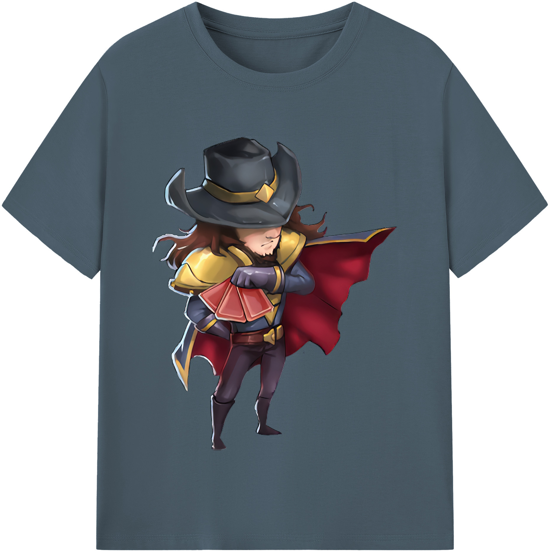 リーグ・オブ・レジェンド League of Legends LOL 綿100％半袖Tシャツ（フロントプリント）